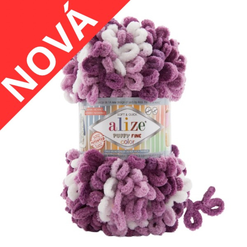 8056 bielo rúžovo fialová