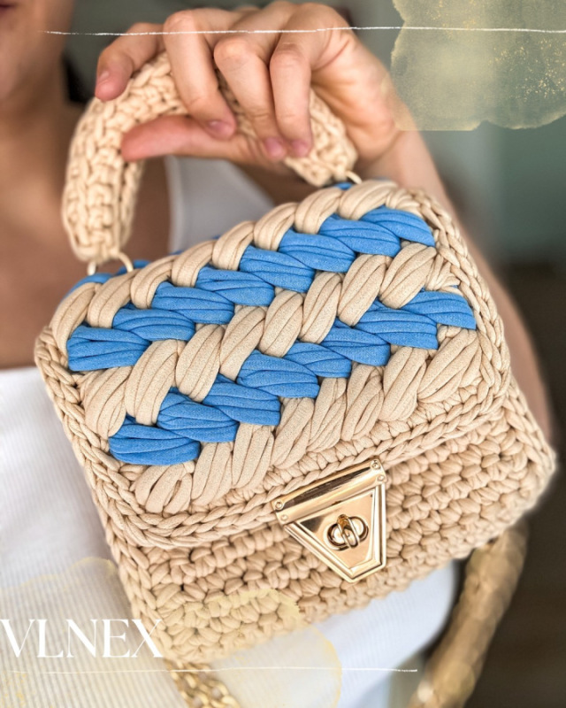 Háčkovaná kabelka - handmade 1
